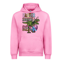 Fuchsia Pink Easter Saurus Rex Urban Hoodie - OliviaCreatesArt
