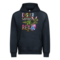 Navy Easter Saurus Rex Urban Hoodie - OliviaCreatesArt