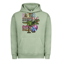 Pigment Oil Green Easter Saurus Rex Urban Hoodie - OliviaCreatesArt