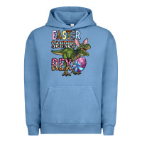 Pigment Pebble Blue Easter Saurus Rex Urban Hoodie - OliviaCreatesArt