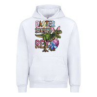 White Easter Saurus Rex Urban Hoodie - OliviaCreatesArt