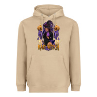 Mushroom Bad Witch Black Woman Heavyweight Hoodie - texasbilliewilder