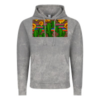 Cloud Rock sunflowers and cactus license plate Vintage Hoodie - Artiststas