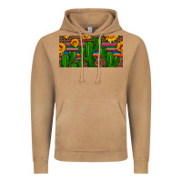 Vintage Camel sunflowers and cactus license plate Vintage Hoodie - Artiststas