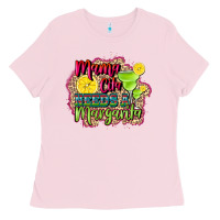 Bubblegum Pink mama cita needs a margarita Ladies Tee - CTS Tumbler Store