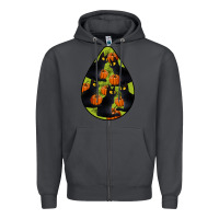 Smoke Black Cat Halloween Teardrop Zipper Hoodie - LillyAllenDesigns