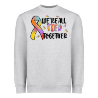 Heather Grey we are all tied together Heavyweight Sweatshirt - MaliasSmallBusiness