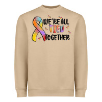 Mushroom we are all tied together Heavyweight Sweatshirt - MaliasSmallBusiness