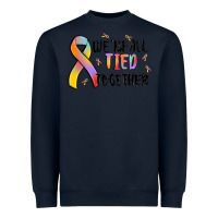 Navy we are all tied together Heavyweight Sweatshirt - MaliasSmallBusiness