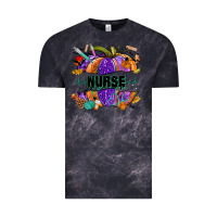 Cloud Black halloween nurse pumpkin Vintage Tee - NancyCooperArtShop