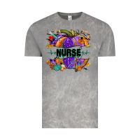 Cloud Rock halloween nurse pumpkin Vintage Tee - NancyCooperArtShop