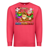 Cardinal happy hallothanksmas coffee cups with ghost turkey Premium Sweatshirt - texasbilliewilder