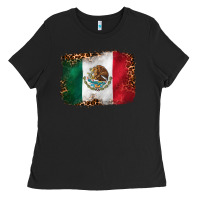 Black mexican and leopard flag Ladies Tee - CTS Tumbler Store