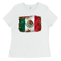 White mexican and leopard flag Ladies Tee - CTS Tumbler Store