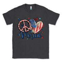 Smoke peace love 'merica Classic Tee - MaliasSmallBusiness