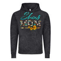 Vintage Black show mom aztec cowhide sunflower and arrow Vintage Hoodie - Artiststas