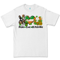 White peace love st patricks Premium Tee - AdoDesignShop