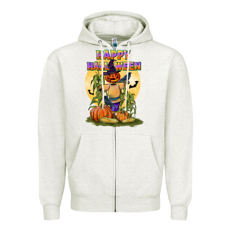 Happy Halloween Zipper Hoodie by LillyAllenDesigns | Teevron