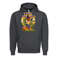 Smoke happy halloween Zipper Hoodie - LillyAllenDesigns