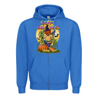 True Royal happy halloween Zipper Hoodie - LillyAllenDesigns