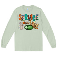 Matcha service mode on Long Sleeve Tee - NancyCooperArtShop