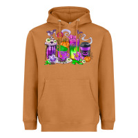 Meerkat Halloween Coffee Cups Heavyweight Hoodie - texasbilliewilder