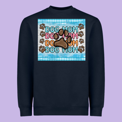 Dog Mom Heavyweight Sweatshirt Designed By Maliassmallbusiness
