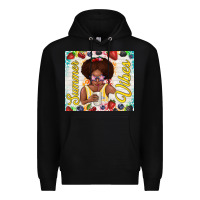 Black summer vibes afro kid Premium Hoodie - TumblerDesignByShophia