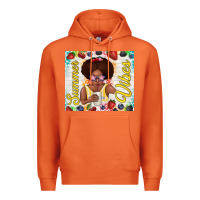 Carrot summer vibes afro kid Premium Hoodie - TumblerDesignByShophia