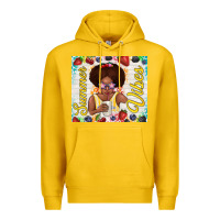 Lemon summer vibes afro kid Premium Hoodie - TumblerDesignByShophia