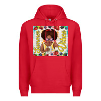 Red summer vibes afro kid Premium Hoodie - TumblerDesignByShophia
