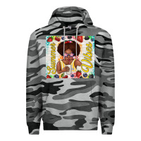 Slate Camo summer vibes afro kid Premium Hoodie - TumblerDesignByShophia