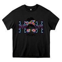 Black mom autism Heavy Core Tee - SublimationCraftShop