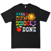 Black hello sun schools done Premium Tee - HRA Design Shop