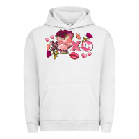 Pigment Lunar Rock Chicken Valentine's Day xoxo Urban Hoodie - FaDigitalArtStudio