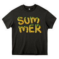 Asphalt summer pineapple Heavy Core Tee - BarkalooDesign