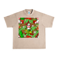 French Oak Christmas unicorn and gift box Urban Heavy Tee - NancyCooperArtShop