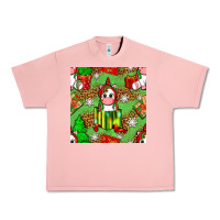 Salmon Christmas unicorn and gift box Urban Heavy Tee - NancyCooperArtShop