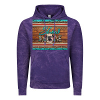 Cloud Purple show mom aztec cowhide leopard heifer Vintage Hoodie - Artiststas