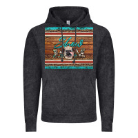 Vintage Black show mom aztec cowhide leopard heifer Vintage Hoodie - Artiststas