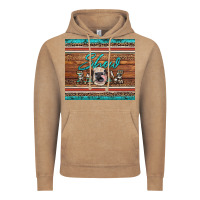 Vintage Coffee show mom aztec cowhide leopard heifer Vintage Hoodie - Artiststas