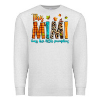 Oatmeal Heather This mimi loves her little pumpkins Premium Sweatshirt - texasbilliewilder