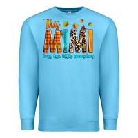 Ocean Blue This mimi loves her little pumpkins Premium Sweatshirt - texasbilliewilder