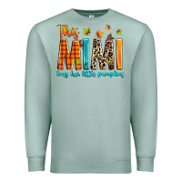 Seafoam This mimi loves her little pumpkins Premium Sweatshirt - texasbilliewilder