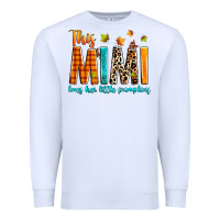 White This mimi loves her little pumpkins Premium Sweatshirt - texasbilliewilder