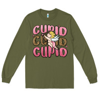 Army Green cupid cupid cupid valentine's day Long Sleeve Tee - MaliasSmallBusiness