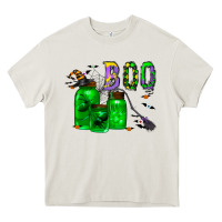 Cream boo drink Heavy Core Tee - CowhideDigitalArt