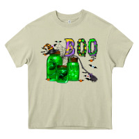 Mossy boo drink Heavy Core Tee - CowhideDigitalArt