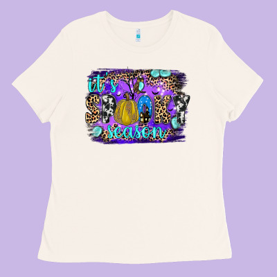 It's Spooky Season Ladies Tee Designed By Jahusdesignshop