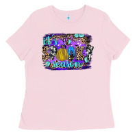 Bubblegum Pink it's spooky season Ladies Tee - JahusDesignShop